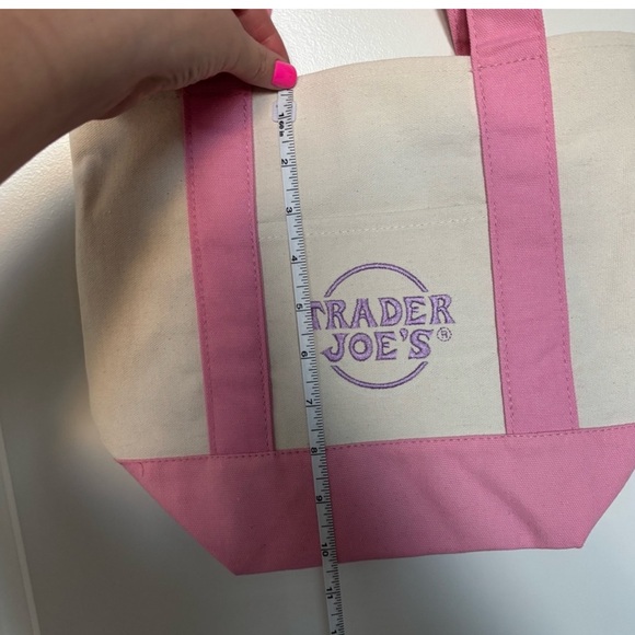 Trader Joe's Halloween Trick or Treat Mini Tote Bag Set of 3 Orange Purple Black - Picture 8 of 9